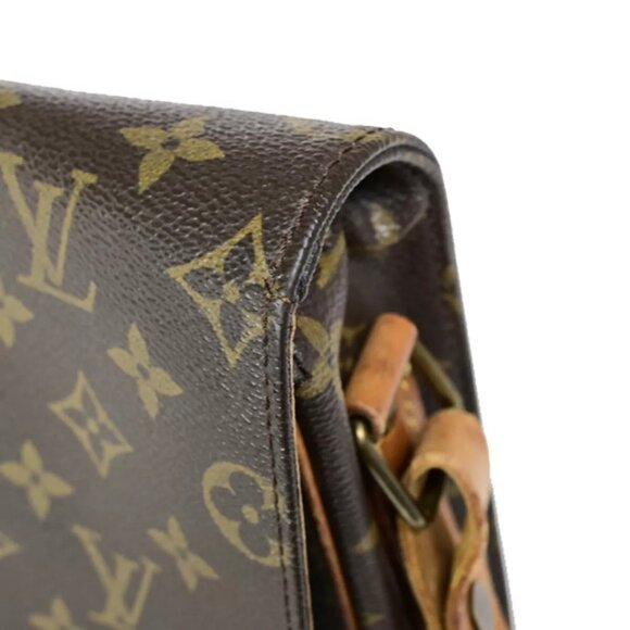 LOUIS VUITTON Cartouchiere GM Shoulder Bag Monogram Leather Brown - Picture 15 of 16